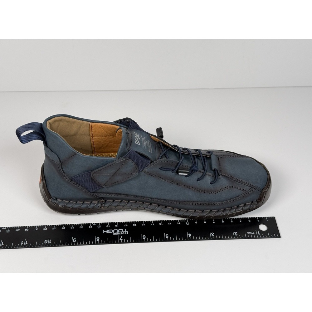 Sport Comfort Slip On Blue Tennis Shoes Sneakers Women 9 - Picture 3 of 9